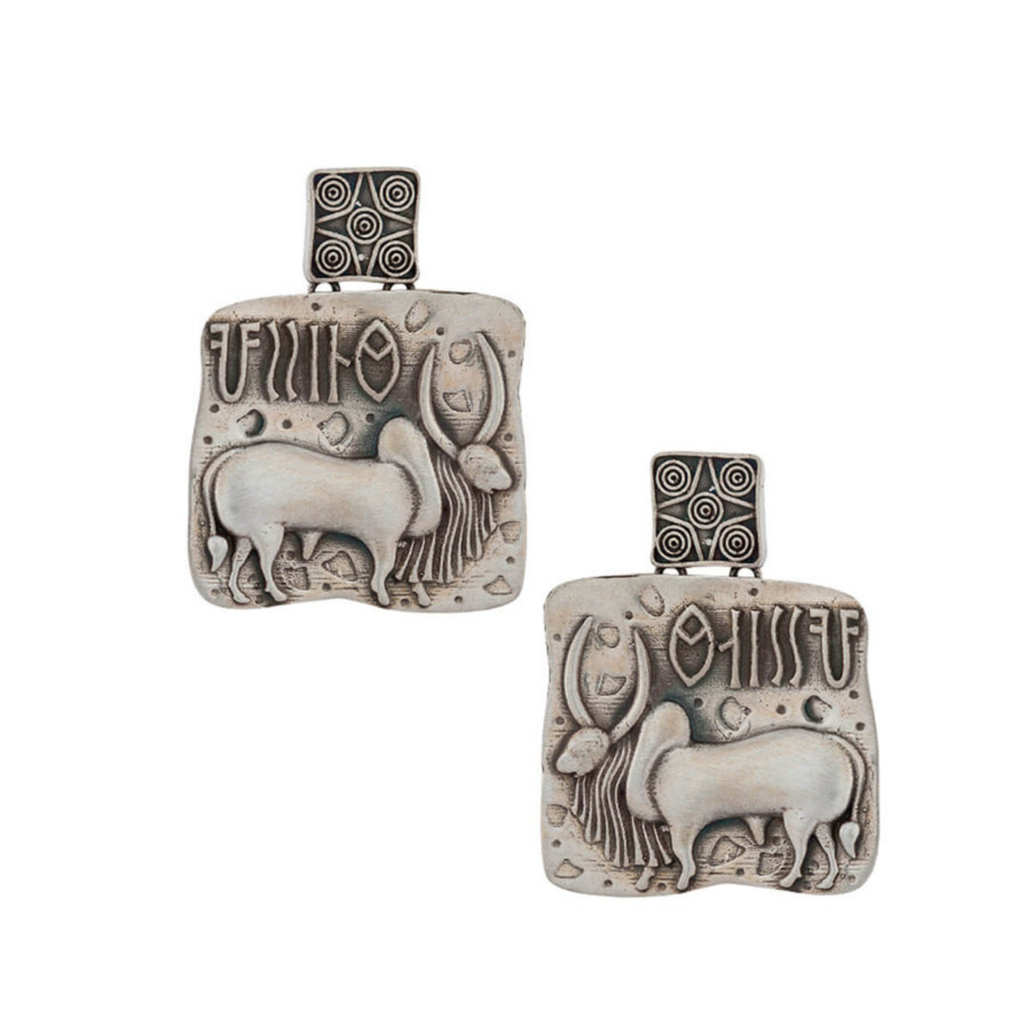 Tribal Oxidized Earrings for Women – Unique, Vintage & Bohemian Jewelry