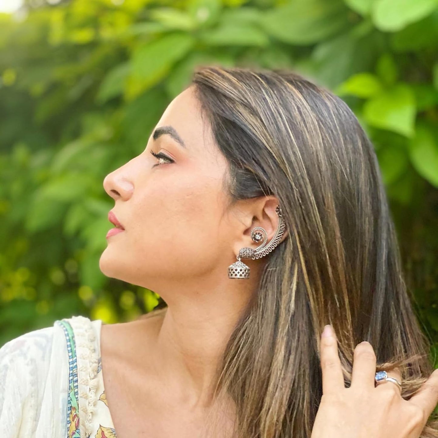 Heena Khan Inspired Ear Cuff Earrings – Bold & Fashionable Jewelry Statement