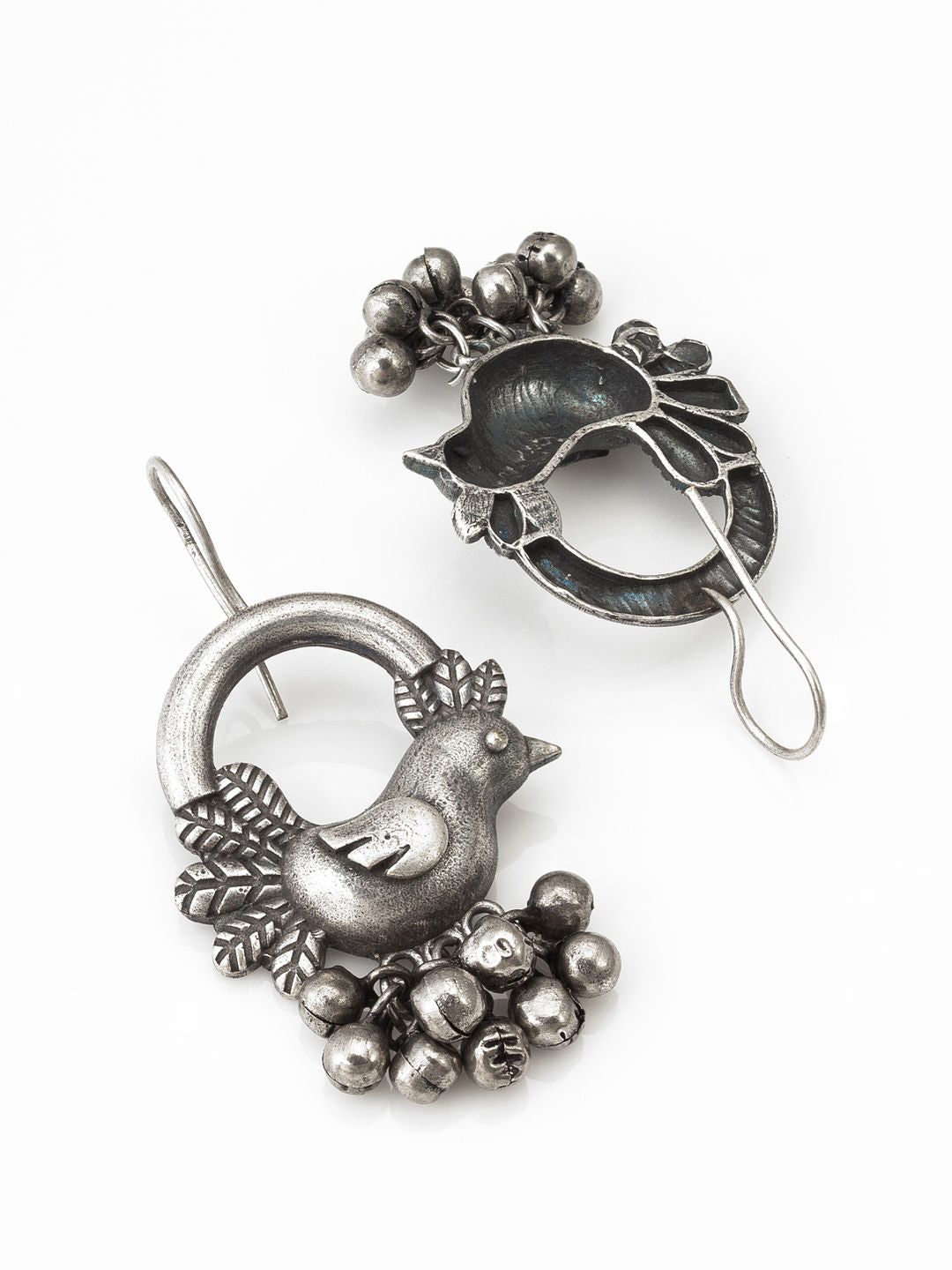 Bird Shape Oxidized Earrings – Elegant &amp; Unique Traditional Jewelry