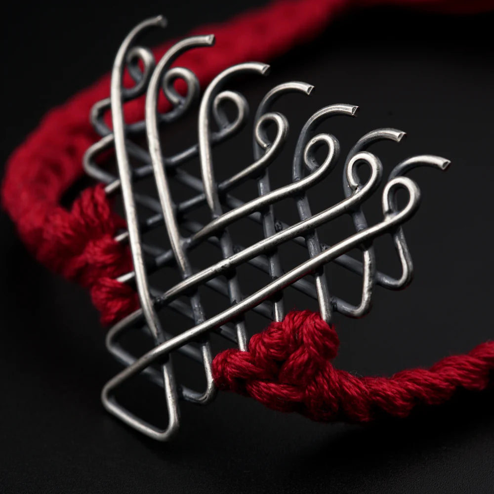 Saraswati Yantra Bracelet | Rakhi | Unisex Spiritual Bracelet for Wisdom & Knowledge