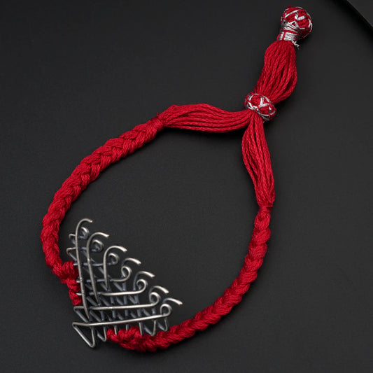 Saraswati Yantra Bracelet | Rakhi | Unisex Spiritual Bracelet for Wisdom & Knowledge