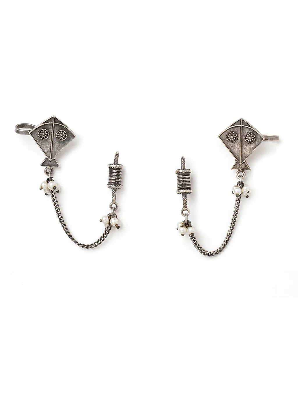 Dulcett Patang Charkhi Ear Cuffs