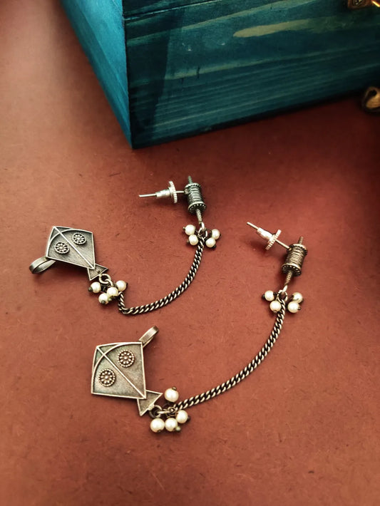 Dulcett Patang Charkhi Ear Cuffs