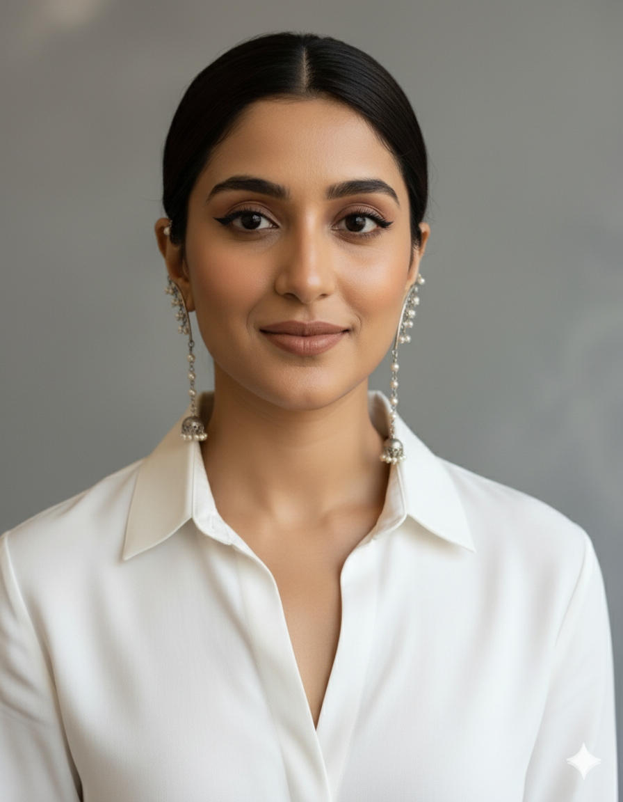 Pearl Jhumki Ear cuff Earrings, Ear Climbers with Pearls