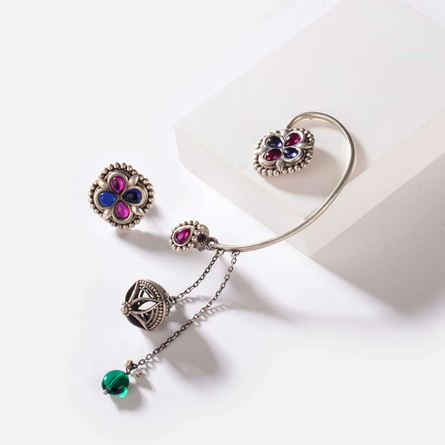 Dulcett Mismatch Ear Cuff Earrings | Trendy and Unique Ear Cuffs for Women