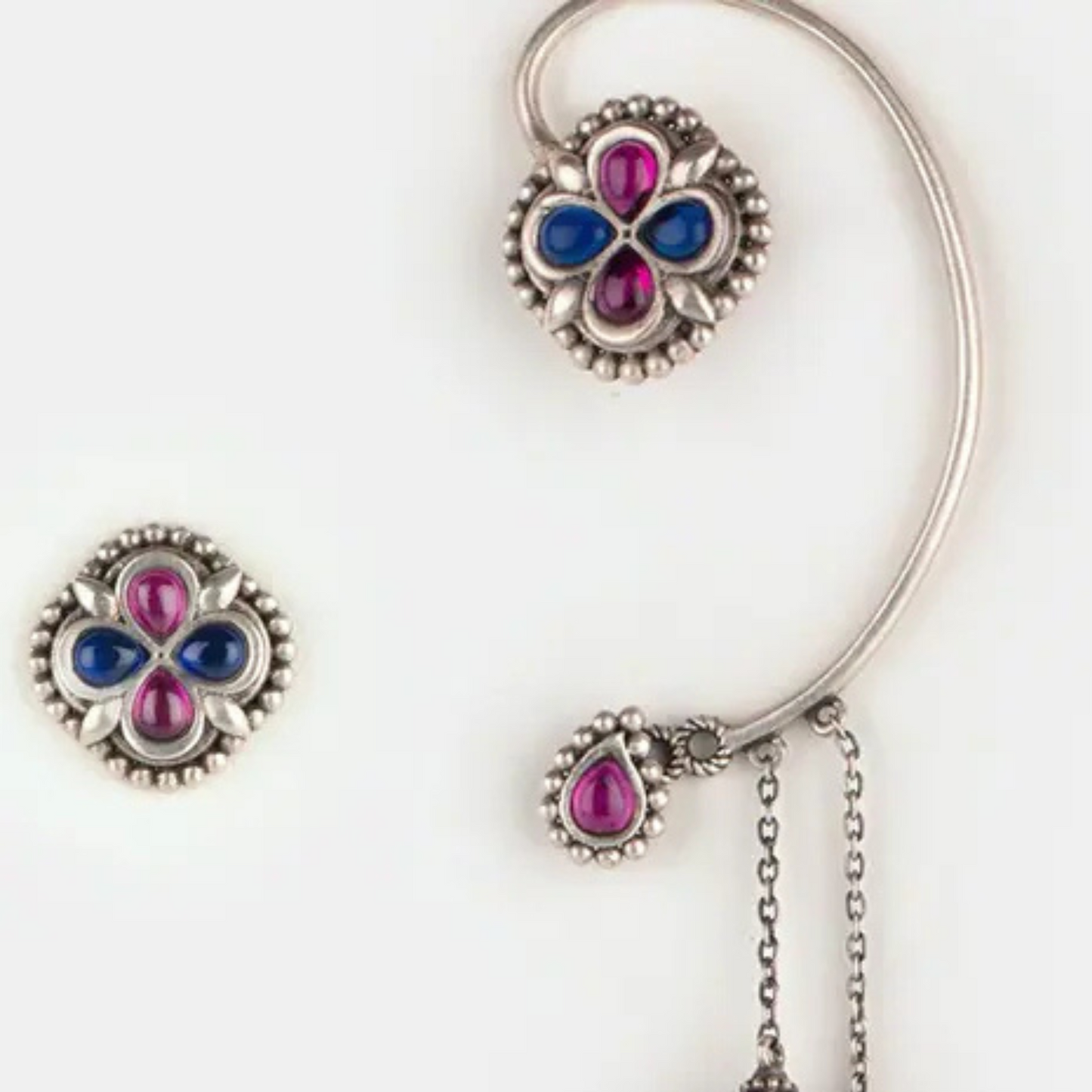 Dulcett Mismatch Ear Cuff Earrings | Trendy and Unique Ear Cuffs for Women