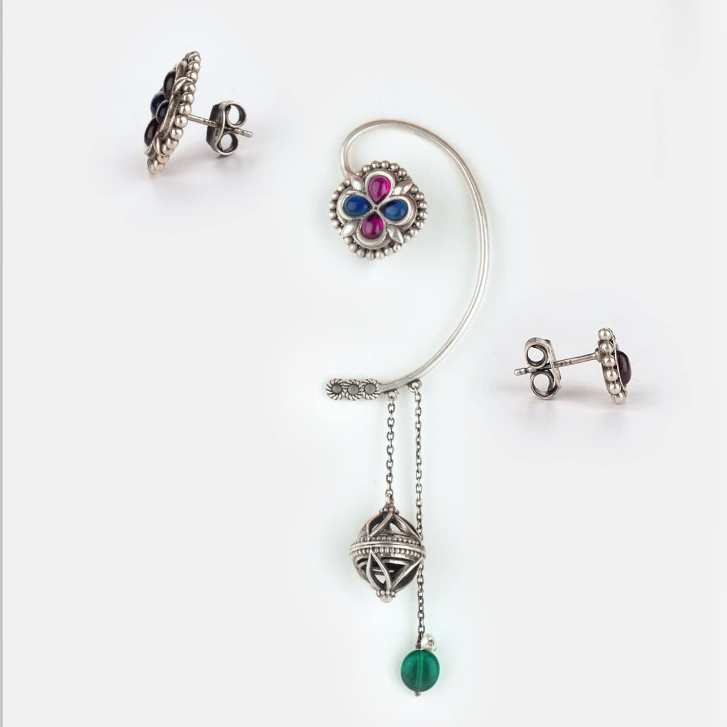 Dulcett Mismatch Ear Cuff Earrings | Trendy and Unique Ear Cuffs for Women