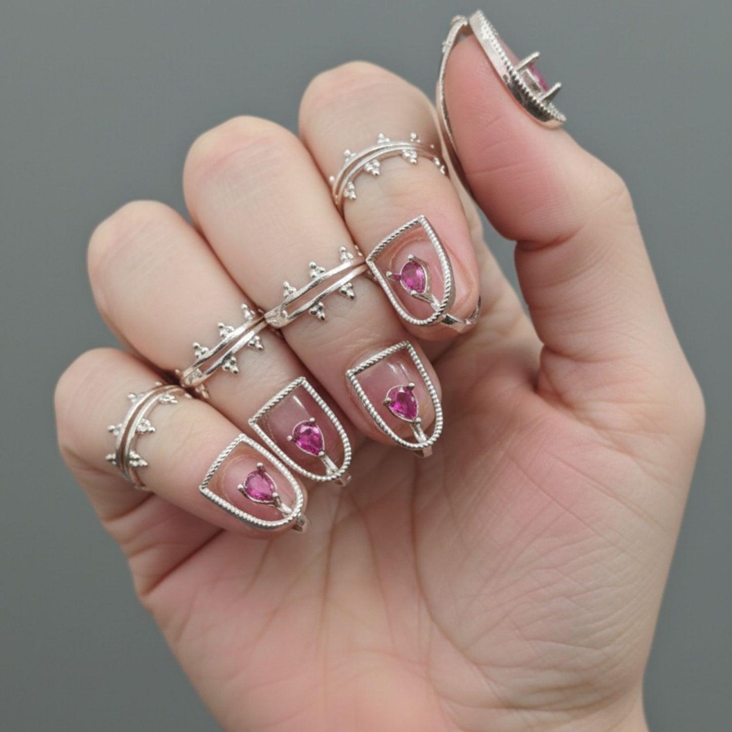Nail Rings One Piece