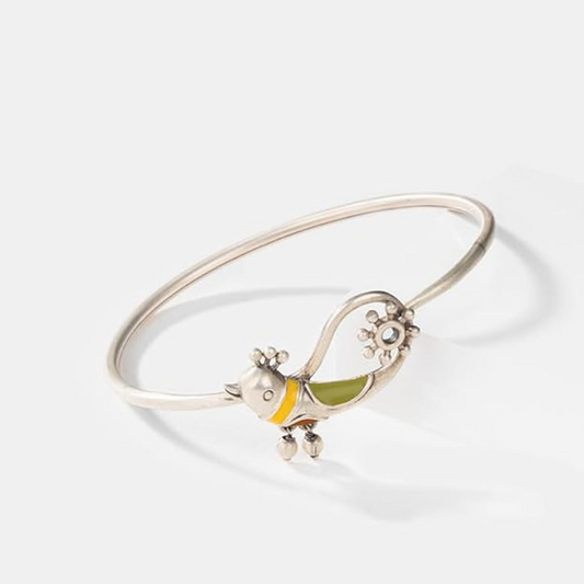 Dulcett Pakhi Bracelets in Oxidized Brass