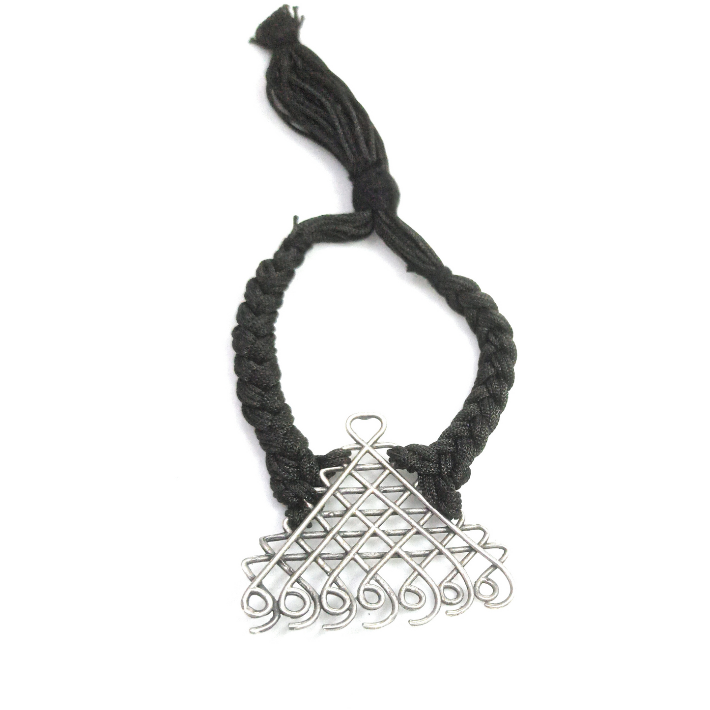 Saraswati Yantra Bracelet | Rakhi | Unisex Spiritual Bracelet for Wisdom & Knowledge Black Colour