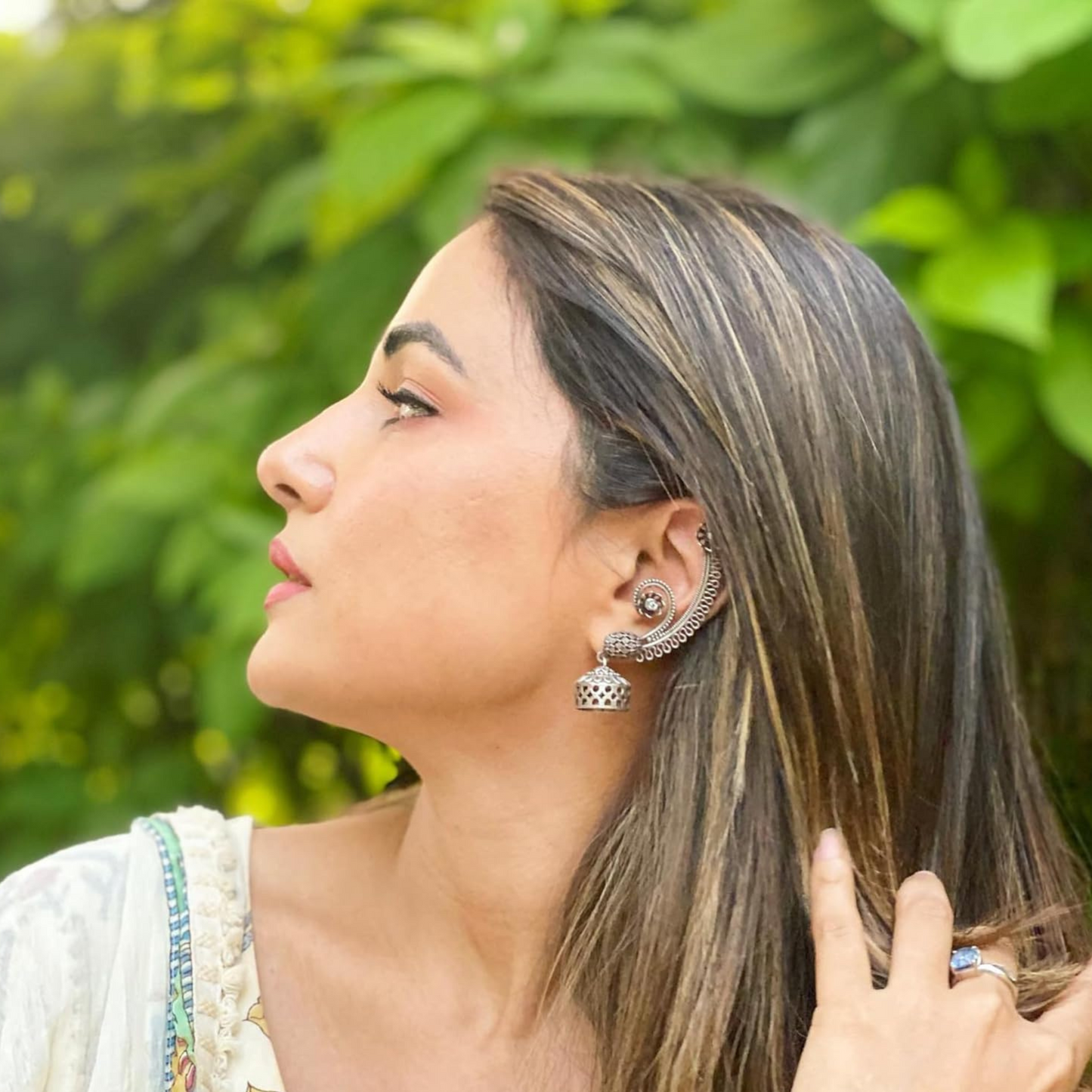 Heena Khan Inspired Ear Cuff Earrings – Bold & Fashionable Jewelry Statement