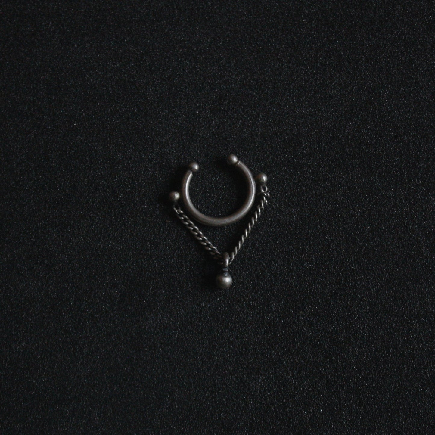 No piercing required Septum Nose Rings Silver Plated